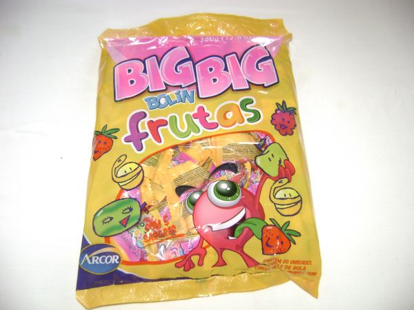 CHICLE BOLIM FRUTAS C/80
